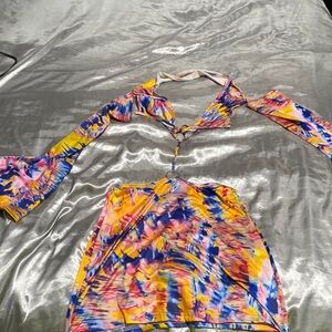 Colorful dress size L